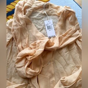 Michael Kors Collection Soft Peach Blouse